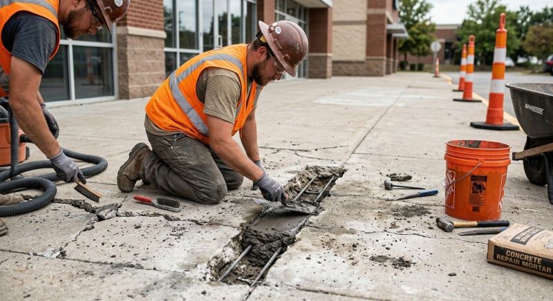 Cracked Slab Repair in West Des Moines, IA