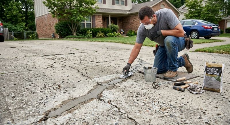Driveway Spalling Repair in West Des Moines, IA