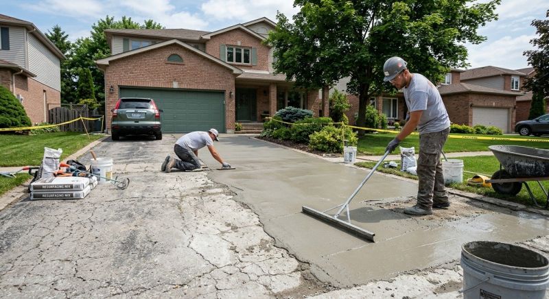 Basement Concrete Resurfacing in West Des Moines, IA