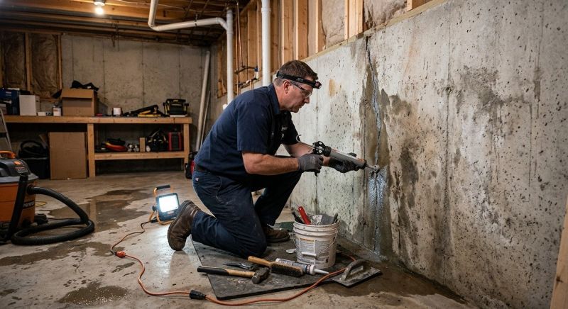 Basement Seepage Repair in Birmingham, AL