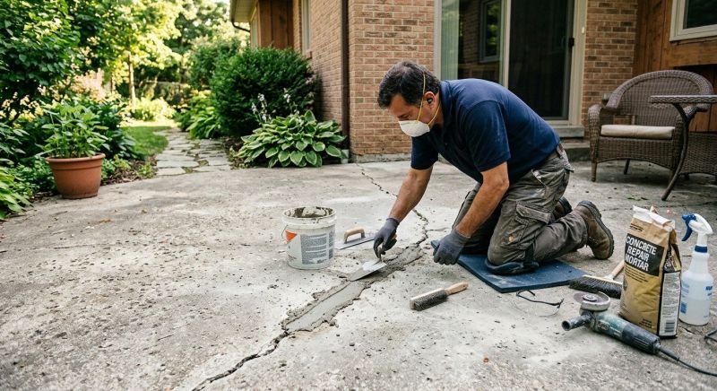 Chipped Concrete Repair in Corpus Christi, TX