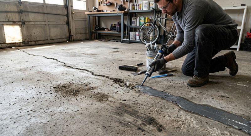 Concrete Crack Sealing in Des Moines, IA