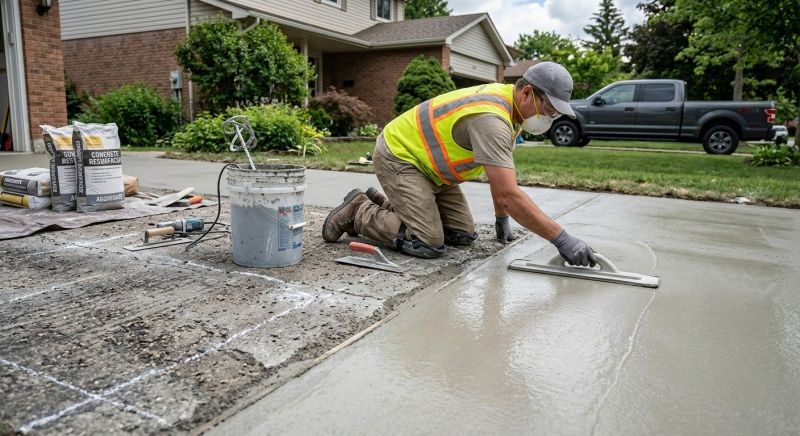 Concrete Driveway Resurfacing in Miami Dade County, FL