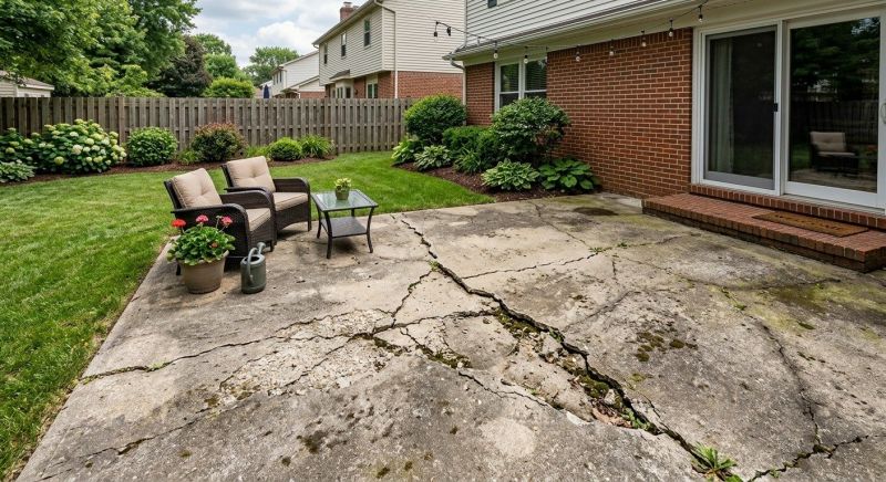 Concrete Patio Repair in Des Moines, IA