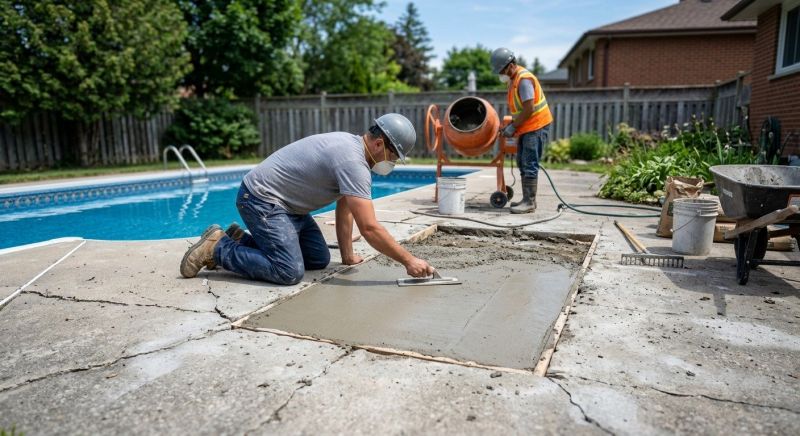 Concrete Pool Patio Repair in Miami Dade County, FL