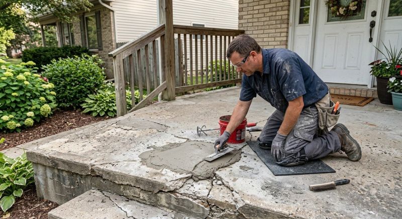 Concrete Porch Repair in Corpus Christi, TX