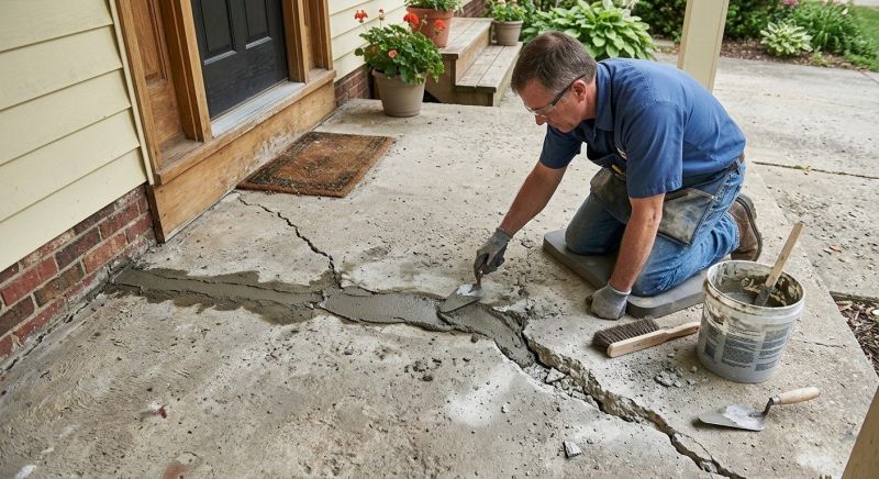 Concrete Porch Repair in Miami Dade County, FL
