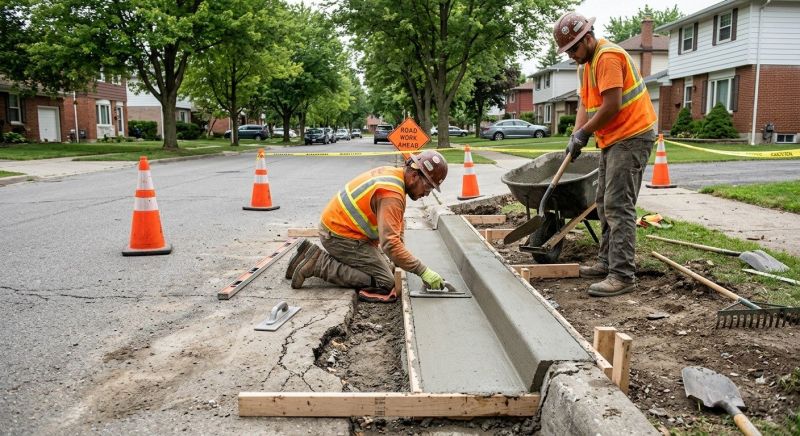 Curb Repair in Des Moines, IA