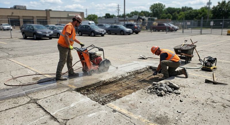 Garage Slab Repair in Des Moines, IA