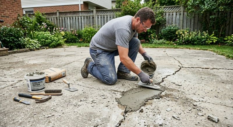 Patio Slab Repair in Albany, NY