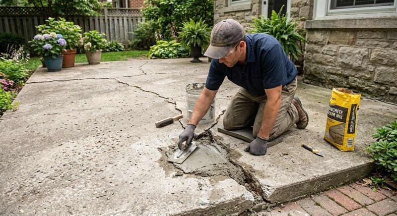 Porch Crack Repair in Corpus Christi, TX