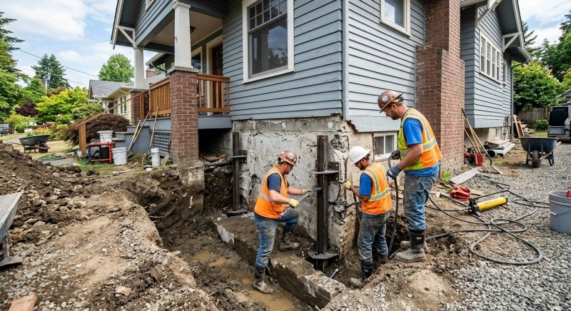 Sinking Foundation Repair in Tampa, FL