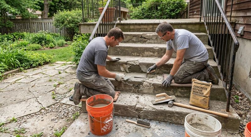 Walkway Repair in West Des Moines, IA